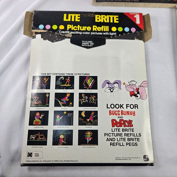 Lite Brite 1981 Version Works with My Little Pony Refill & Picture Refill - Picture 5 of 16